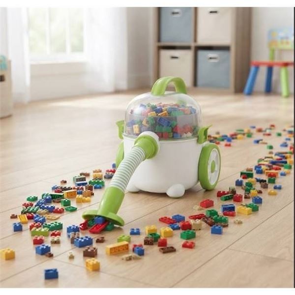 Pick Up Bricks Cordless Toy Vacuum Cleaner