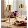 Image 1 : Mikasa Set of 2 Gold Touch LED Rechargeable Lamps