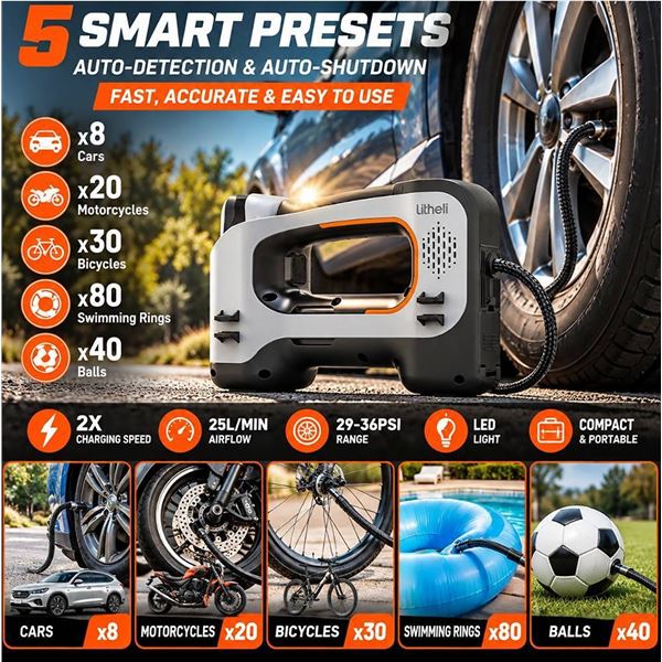 Litheli U20 Cordless Inflator