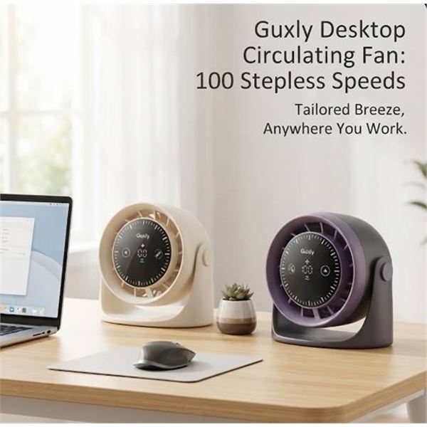 Guxly DS311 Desktop Circulating Fan 3600mAh