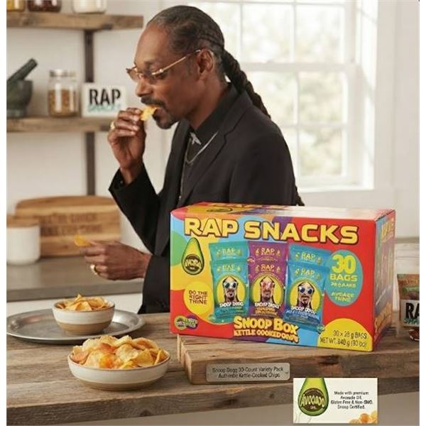 Rap Snacks Snoop Box Kettle Cooked Chips Set