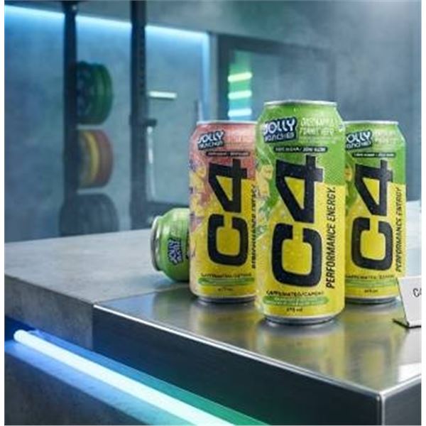 C4 Jolly Rancher Energy Drink 18x473mL Pack