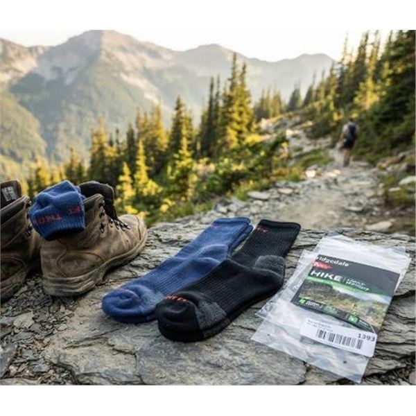 2 Pairs Bridgedale Hike Lightweight Socks