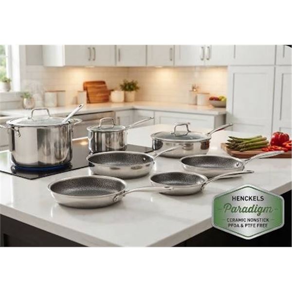 Henckels Paradigm 11-Piece Ceramic Cookware Set