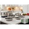 Image 1 : Henckels Paradigm 11-Piece Ceramic Cookware Set