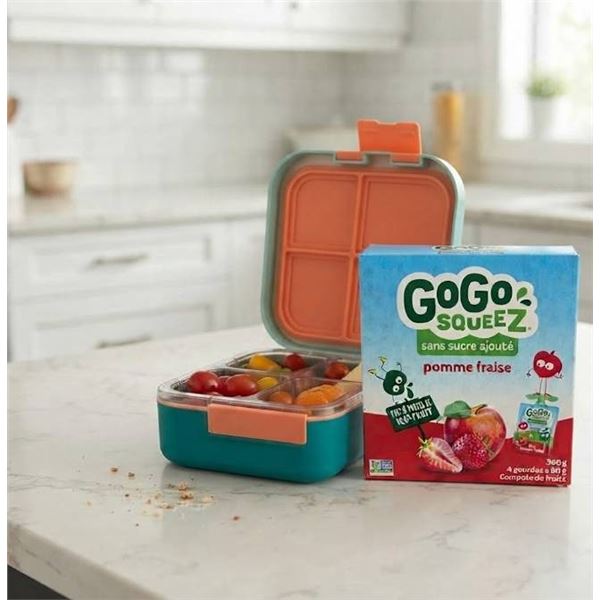 GoGo squeeZ Apple Strawberry 6 x 360g