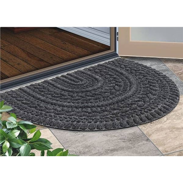 Deluxe Scraper Mat 24x39 Inch Brown