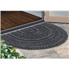 Image 1 : Deluxe Scraper Mat 24x39 Inch Brown