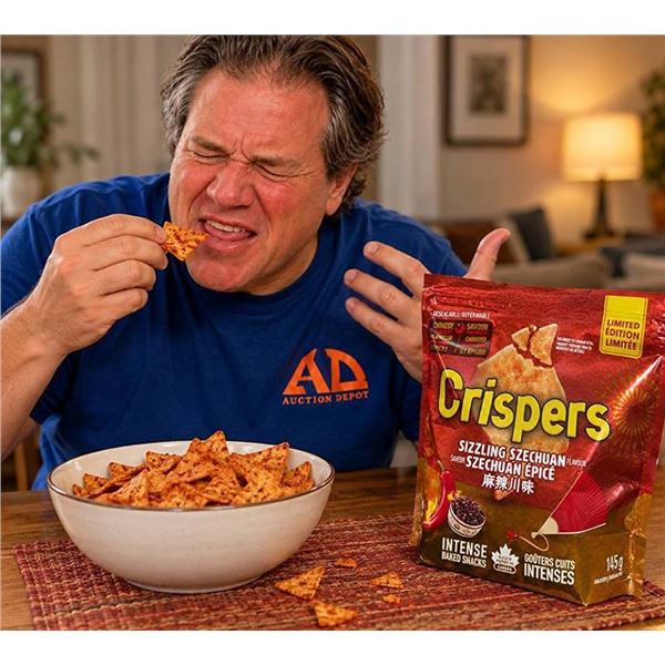 Crispers Sizzling Szechuan 9x145g Bags