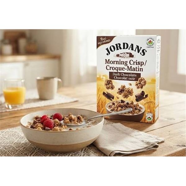 Jordans Morning Crisp Dark Chocolate 3x400g