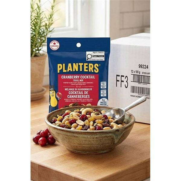 Planters Cranberry Cocktail Trail Mix 12x100g