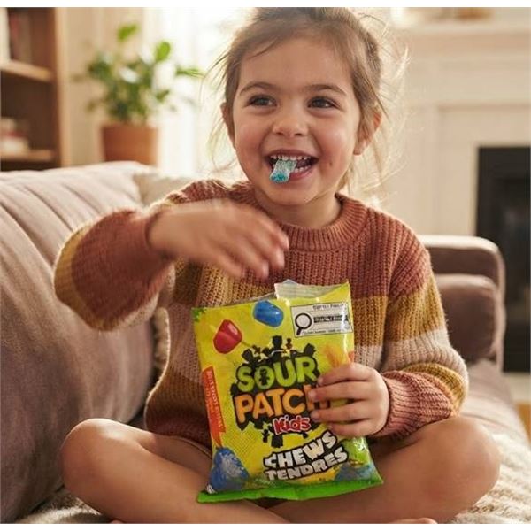 Sour Patch Kids Chews, 12 x 100g Bags
