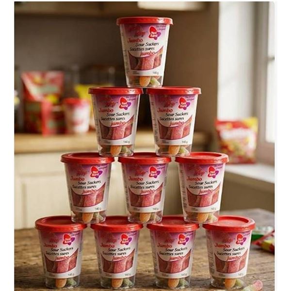 Koala Kup Jumbo Sour Suckers 140g 12-Pack
