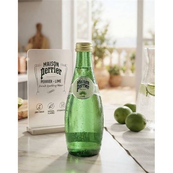 Maison Perrier Lime Sparkling Water 24x330ml