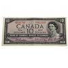 Image 1 : 1954 Canada $10 Bill Banknote Beattie - Rasminsky Signature, Mount Burgess