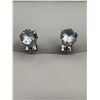 Image 1 : 2.0 Carat Solitaire Brilliant Cut Stud Earring Set