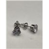 Image 5 : 2.0 Carat Solitaire Brilliant Cut Stud Earring Set