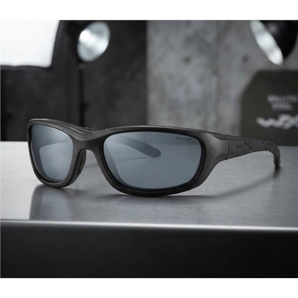 Wiley X Airrage Matte Black Grey Lens Sunglasses