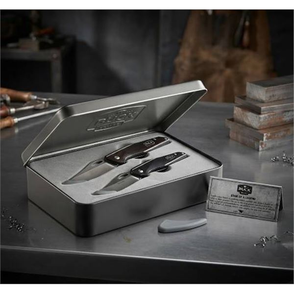 Buck 246 & 247 Liner Lock Combo Collector's Tin