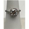 Image 3 : $2100 APPRAISED 2.00 CT GRA CERTIFIED ROUND BRILLIANT CUT MOISSANITE RING