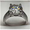 Image 1 : $3475 APPRAISED 5.00 CT GRA CERTIFIED ROUND BRILLIANT CUT MOISSANITE RING