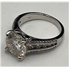 Image 6 : $3475 APPRAISED 5.00 CT GRA CERTIFIED ROUND BRILLIANT CUT MOISSANITE RING