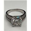 Image 7 : $3475 APPRAISED 5.00 CT GRA CERTIFIED ROUND BRILLIANT CUT MOISSANITE RING
