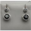 Image 1 : $1375 2.00 CT GRA CERTIFIED ROUND BRILLIANT CUT MOISSANITE EARING SET