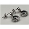 Image 6 : $1375 2.00 CT GRA CERTIFIED ROUND BRILLIANT CUT MOISSANITE EARING SET