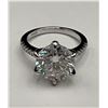 Image 2 : $3175 APPRAISED 5.00 CT GRA CERTIFIED ROUND BRILLIANT CUT MOISSANITE RING