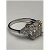 Image 6 : $3175 APPRAISED 5.00 CT GRA CERTIFIED ROUND BRILLIANT CUT MOISSANITE RING