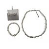 Image 2 : Ladies Pearl Style Necklace , Bracelet & earring set