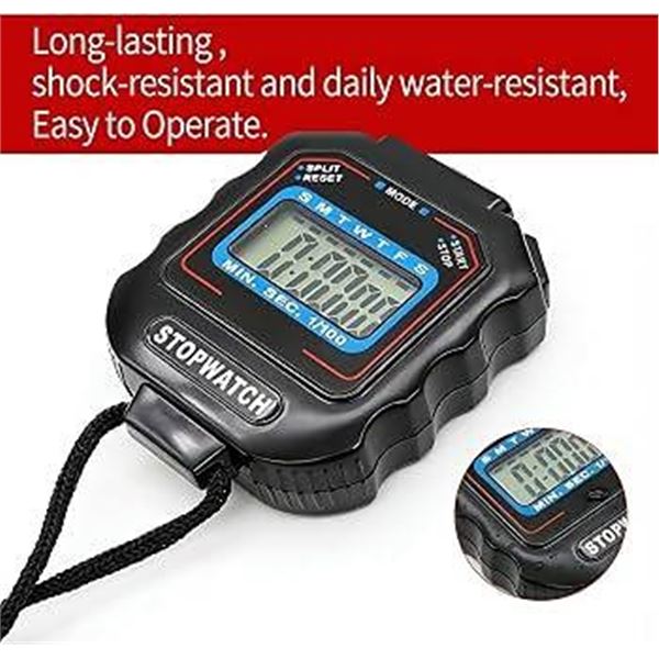Digital Stopwatch With Alarm In Box