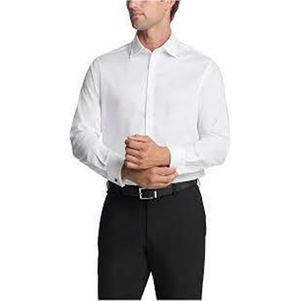 White Stretch Dress Shirt 15.5-32/33 M/M