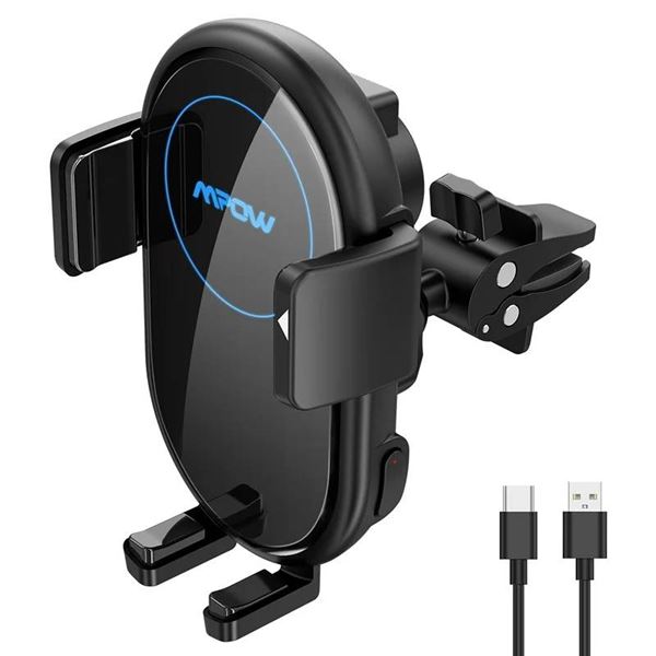 Mpow Auto-Lock Wireless Car Charger Mount