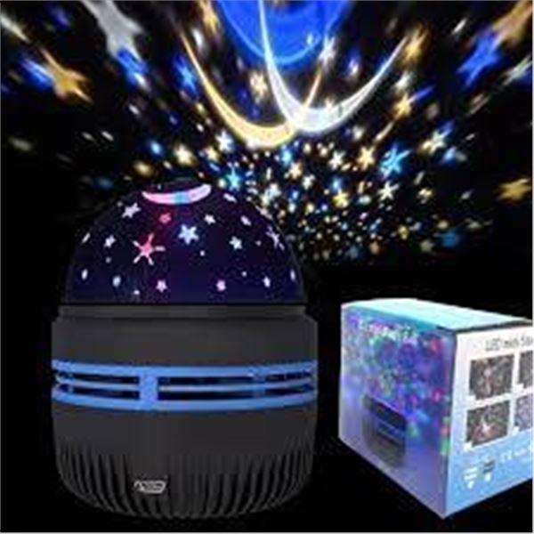 LED Q6 Star Light Projector USB RGB Magic Ball