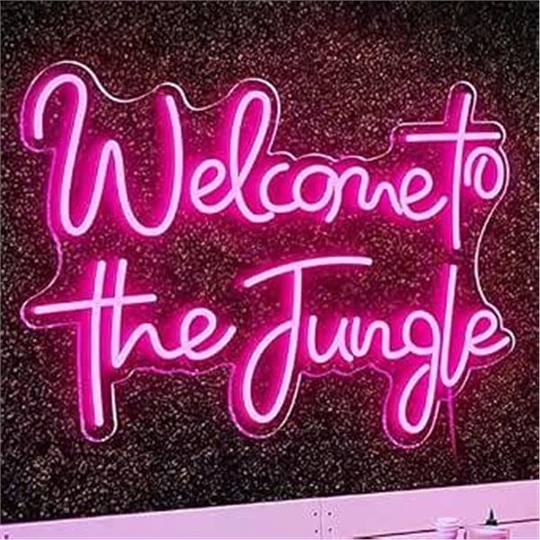DAKABUKA Welcome to the Jungle LED Sign