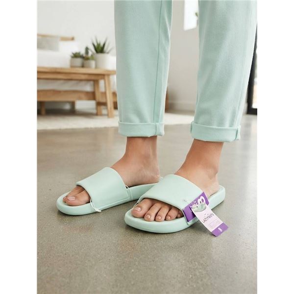Lazypants Slide Sandals Size 8 Mint Green