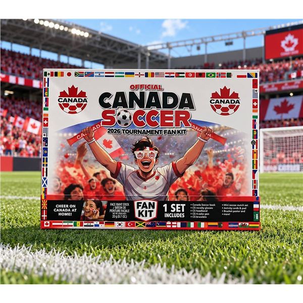 Canada Soccer 2026 Tournament Fan Kit Set