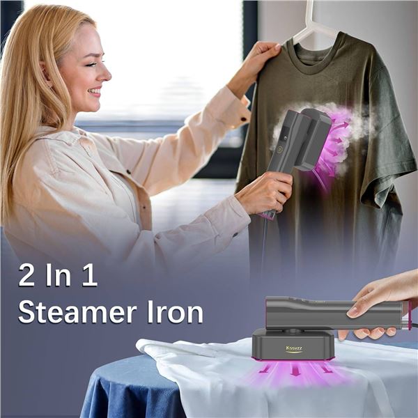 Kssvzz LCD Touch Handheld Garment Steamer Iron