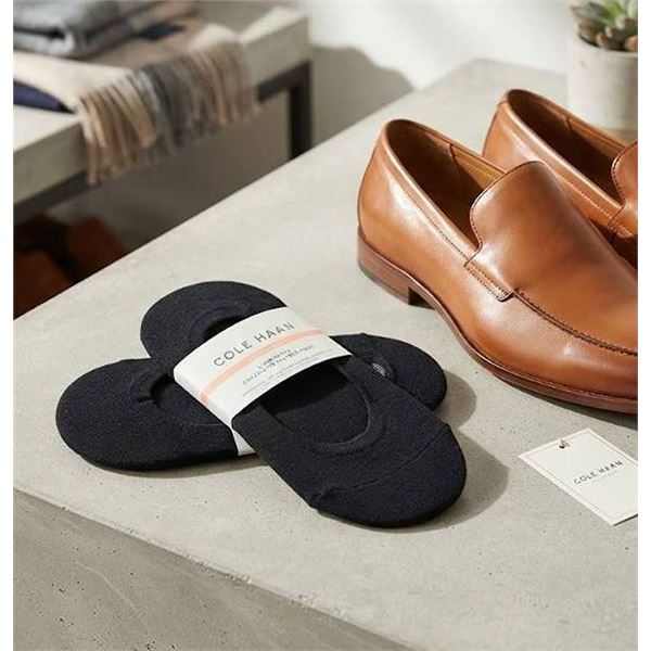 Cole Haan Black Liner Socks 10 Pairs 4-10