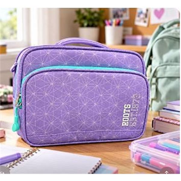 Roots Purple Lunch Bag 9L With Handle
