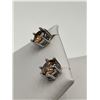 Image 2 : $1720 APPRAISED 4.00 CT TW GRA CERTIFIED ROUND BRILLIANT CUT MOISSANITE EARRING SET