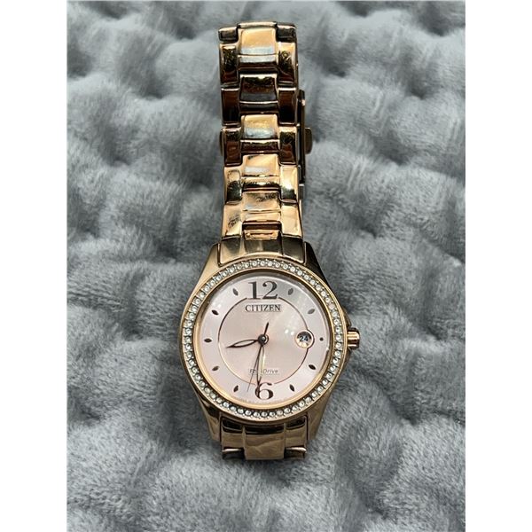 Citizen Eco-Drive Rose Gold Ladies Watch