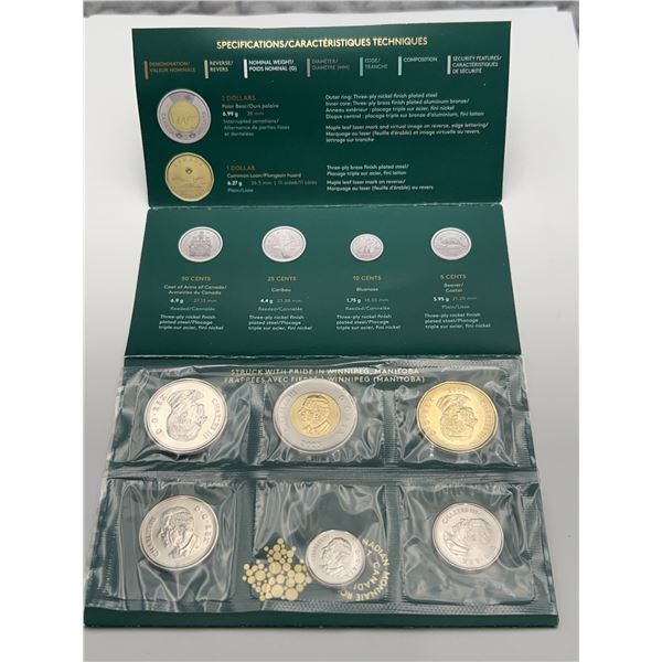 Rotal Canadian Mint 2023 Canada King Charles III 6-Coin Mint Set