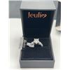 Image 7 : Jeulia 925 Silver Butterfly Ring, 7.5, 4.3ct NEW