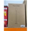 Image 2 : Light Brown Metal Cloth Floor Lamp E26