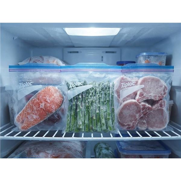Ziploc Freezer Bags Medium 3x60ct 17.7x18.8cm