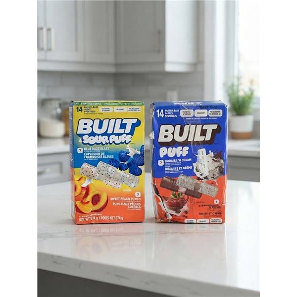 Built Puff 14-Bar Protein Snack Box Assortment