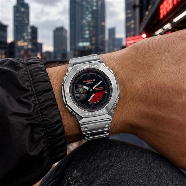 Casio G-Shock GM2100VRA-8A Stainless Steel Watch
